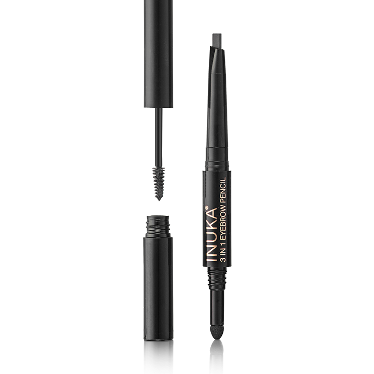 Eyebrow Pencil: BLACK - 3 in 1: EB10