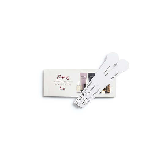 Perfume Testing & Business Card Booklet