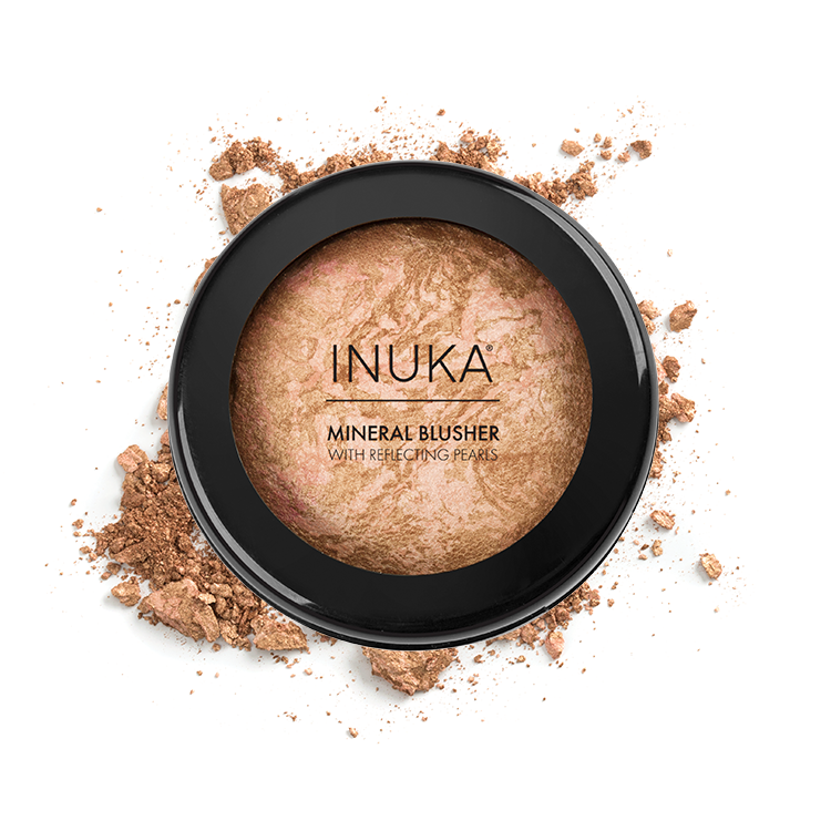 MB25: Mineral Blusher with Reflecting Pearls: Shimmering GOLD